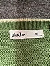 Elodie 100% Acrylic Argyle Green Pullover Sweater Size S - photo 7