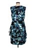 Connected Apparel Tropical Blue Cocktail Dress Size 12 - photo 2