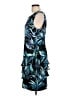 Connected Apparel Tropical Blue Cocktail Dress Size 12 - photo 5