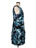 Connected Apparel Tropical Blue Cocktail Dress Size 12 - photo 4