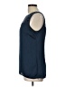 Banana Republic 100% Polyester Blue Sleeveless Blouse Size 10 - photo 5