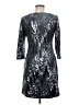 Eliza J Metallic Silver Cocktail Dress Size 6 - photo 2