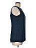 Banana Republic 100% Polyester Blue Sleeveless Blouse Size 10 - photo 4