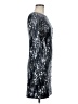 Eliza J Metallic Silver Cocktail Dress Size 6 - photo 4