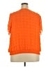 Cato 100% Polyester Orange Short Sleeve Blouse Size 18 - photo 2