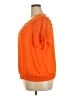 Cato 100% Polyester Orange Short Sleeve Blouse Size 18 - photo 5