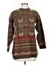 Laura Ashley Paisley Brown Wool Pullover Sweater Size 1 - photo 1