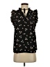 Kate Spade New York 100% Polyester Black Sleeveless Blouse Size XXS - photo 1