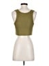 Isalis 100% Nylon Green Sleeveless Top Size S - photo 2