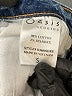 oasis Stars Blue Denim Shorts Size S - photo 4