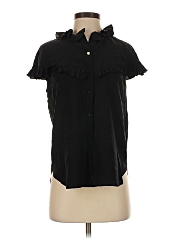 Sandro Short Sleeve Blouse (view 1)