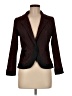 Anni Kuan Tweed Burgundy Blazer Size 6 - photo 1