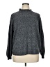 POPSUGAR 100% Polyester Tweed Gray Turtleneck Sweater Size XL - photo 1