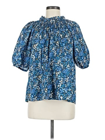 Liberty Art Fabrics for J.Crew 3/4 Sleeve Blouse (view 1)