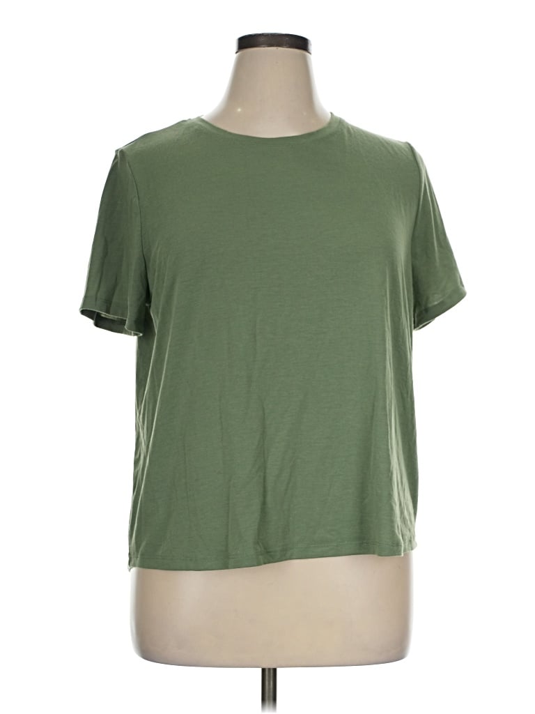 Pre-owned All In Motion Short Sleeve T-shirt In Green