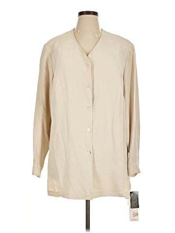 Josephine Chaus 3/4 Sleeve Button-Down Shirt (view 1)