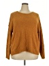 Knox Rose 100% Polyester Solid Brown Pullover Sweater Size XXL - photo 1