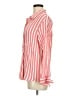 Universal Thread 100% Cotton Stripes Pink Long Sleeve Blouse Size M (estimated) - photo 5