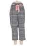 Elle Plaid Gray Casual Pants Size XL - photo 1