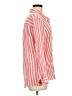 Universal Thread 100% Cotton Stripes Pink Long Sleeve Blouse Size M (estimated) - photo 4