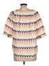 Ruby Rd. Pink Short Sleeve Blouse Size L - photo 2