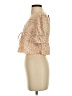 Urban Romantics 100% Rayon Tan Short Sleeve Blouse Size S - photo 5