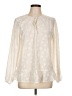 Ann Taylor LOFT Ivory Long Sleeve Blouse Size L - photo 1