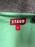 STAUD 100% Polyester Tropical Green Cocktail Dress Size 12 - photo 7
