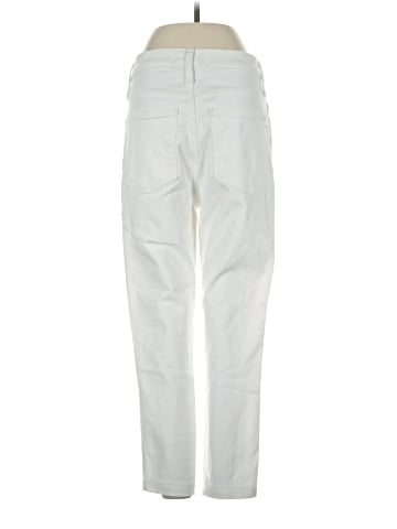 Madewell 10" High-Rise Skinny Jeans in Pure White (view 2)