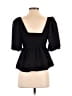 Sarah Hann 100% Polyester Black Short Sleeve Top Size XS - photo 2