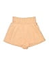 Z Supply 100% Polyester Tweed Yellow Shorts Size M - photo 2