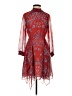 BCBGMAXAZRIA 100% Polyester Paisley Red Cocktail Dress Size 2 - photo 1
