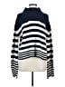 Derek Lam Stripes Blue Turtleneck Sweater Size M - photo 1