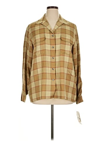 Evan Picone Long Sleeve Button-Down Shirt (view 1)