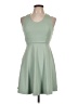 Unbranded Solid Green Casual Dress Size L - photo 1