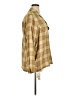 Evan Picone Plaid Tan Long Sleeve Button-Down Shirt Size 16 - photo 4