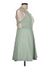 Unbranded Solid Green Casual Dress Size L - photo 4