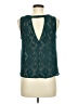 Forever 21 100% Polyester Teal Sleeveless Blouse Size M - photo 2