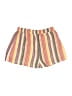 Shein Stripes Yellow Shorts Size 2 - photo 1