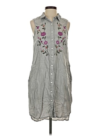 Terre Bleue Sleeveless Button-Down Shirt (view 1)