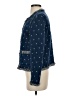 J. McLaughlin Polka Dots Blue Jacket Size XS - photo 5