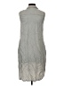 Terre Bleue 100% Lyocell Floral Gray Sleeveless Button-Down Shirt Size S - photo 2