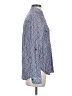 Express Print Blue Long Sleeve Blouse Size XS - photo 4