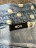 BDG Polka Dots Blue Long Sleeve Button-Down Shirt Size S - photo 7