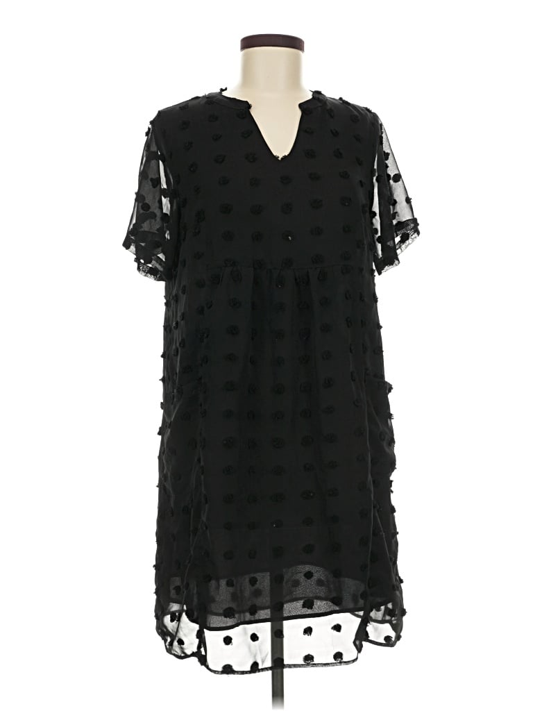 Pre-owned Miholl Casual Dress In Black