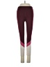 Gap Fit Color Block Burgundy Active Pants Size 10 - photo 1