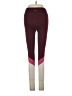 Gap Fit Color Block Burgundy Active Pants Size 10 - photo 2