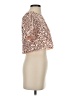 Shein Tan Short Sleeve Blouse Size 4 - photo 4