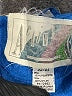 Active 100% Polyester Graphic Blue Windbreaker Size 22 - photo 6