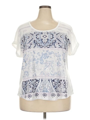 Style&Co Short Sleeve Blouse (view 1)